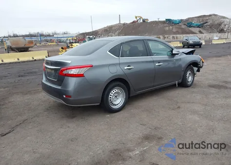 2015 Nissan Sentra S из США, поврежденный, VIN 3N1AB7AP1FY346353